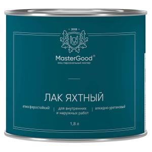 Лак яхтный алкидно-уретановый Master Good глянцевый 1.8 л