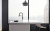 Смеситель для кухни Lemark Bronx LM3761GM графит с гибким изливом фото 3