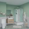 Душевая кабина Niagara Classic NG-1108-14BK (900x900x2000) со средним поддоном (26см),, с полкой фото 3