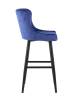 Стул барный Stool Group Ститч MC15B VELVET HLR-65 DUAL синий фото 2