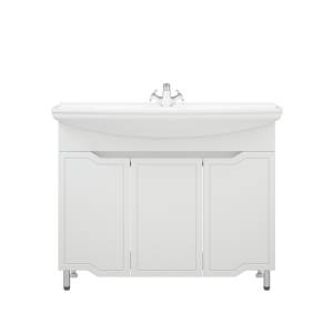 Тумба под раковину Corozo Мирра 105 SD-00001544 101.6x33.6x85 см Белый