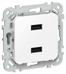 Розетка USB type A+A IEK Flite FI-U21-D31-K01 белый