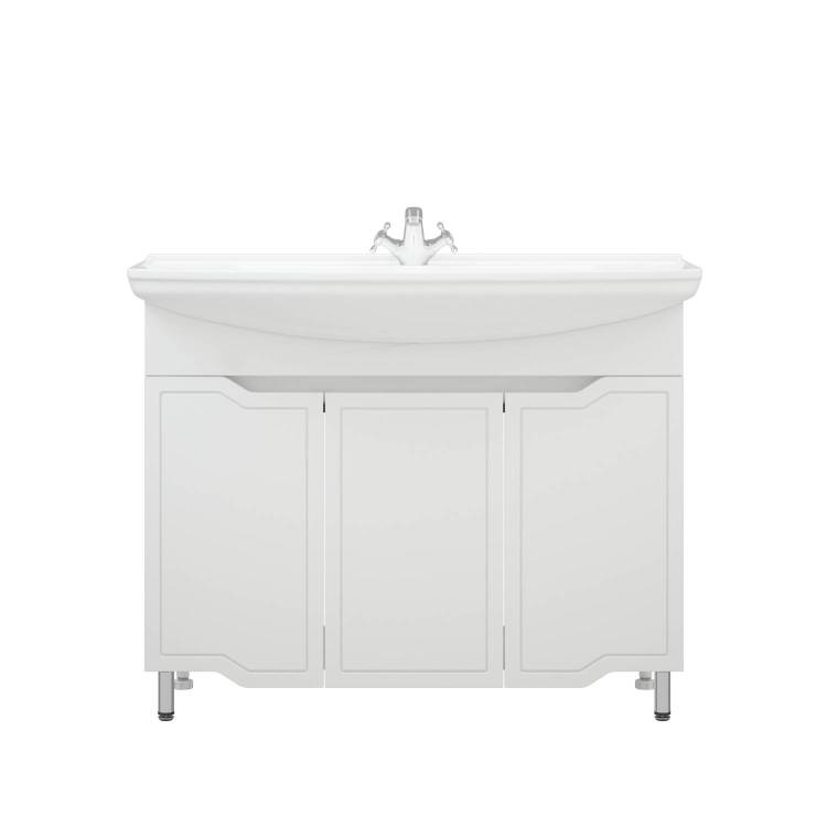 Тумба под раковину Corozo Мирра 105 SD-00001544 101.6x33.6x85 см Белый