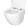 Унитаз подвесной Teymi Lina S T40102 безободковый, с сиденьем микролифт, белый фото 9