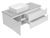 Тумба с раковиной Brevita Карго УТ000024163 белая, 120 см фото 6