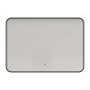 Зеркало Watersense Rita Black Soft Line W00922 LED подсветка, сенсор на взмах, 100x70