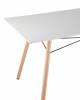 Стол обеденный Stool Group Лондон LONDON WHITE белый 120x80x71 фото 3