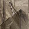 Шторка на ванну MaybahGlass MGV-917-4 99x140, поворотная, стекло бронза матовая 6 мм, профиль хром глянцевый фото 4