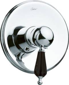 Смеситель для душа Boheme Tradizionale Nero 245 С ВНУТРЕННЕЙ ЧАСТЬЮ, хром