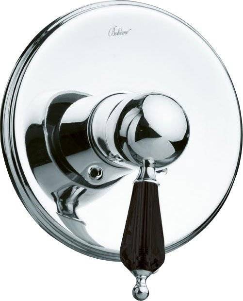 Смеситель для душа Boheme Tradizionale Nero 245 С ВНУТРЕННЕЙ ЧАСТЬЮ, хром