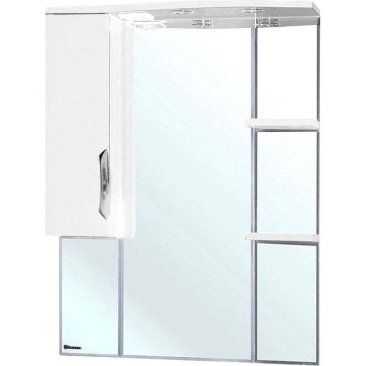 Зеркало Bellezza Лагуна 75 L белое