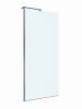 Душевая перегородка BelBagno UNO-L-1-TB-90-C-GM профиль оружейная сталь, стекло прозрачное, 90x200