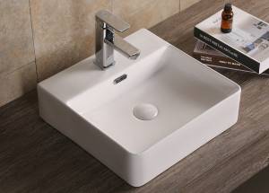 Раковина Cerutti Spa CR7602B белая, 42x42