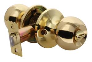 Дверная ручка Rucetti HK-01 WC PG с фиксатором золото
