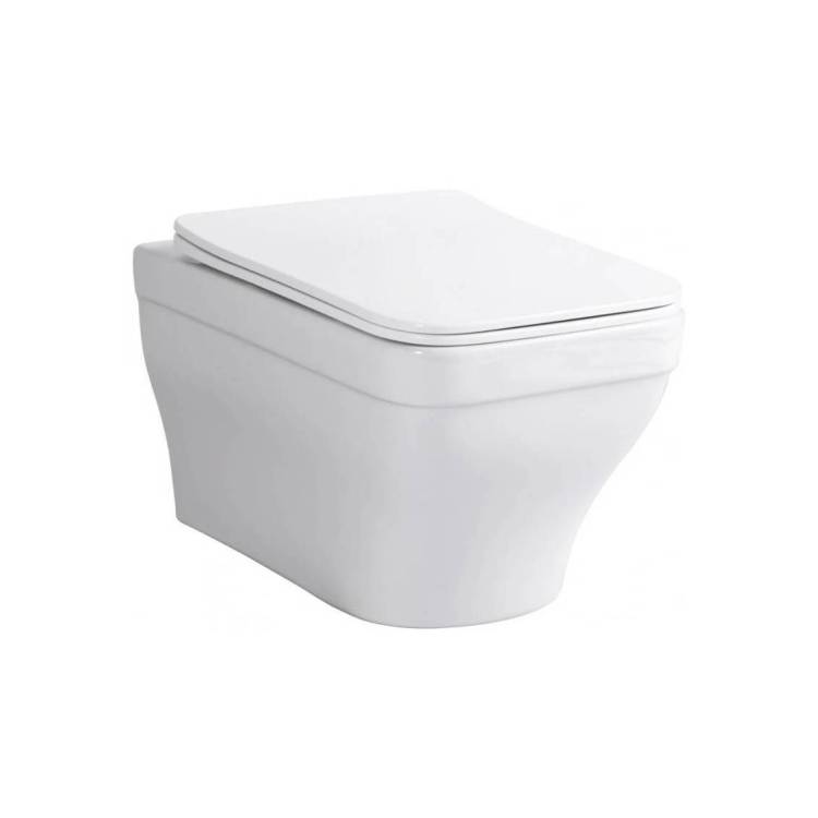 Унитаз подвесной Aquatek Амадео AQ1163-00 безободковый, с крышкой-сиденьем микролифт