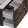 Тумба с раковиной BelBagno Etna 120 для двоих, rovere moro, раковина BB-8099-120-2 фото 8