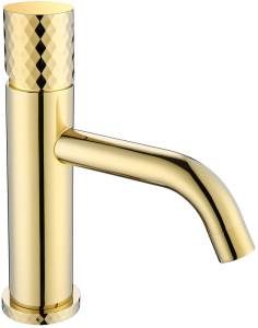 Смеситель для раковины Boheme Stick 121-GG Gold Diamond Gold