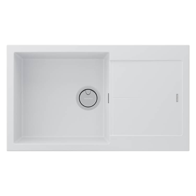 Мойка кухонная Paulmark Extensio 86 PM988650-WH Белый, 86x50