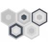 Декор Geotiles Starkhex Gris Compacglass 25.8x29