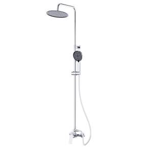 Душевая стойка BelBagno Marino MARINO-DOCM-CRM хром, со смесителем