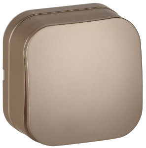 Выключатель 1-клавишный IEK Glory EVH10-K37M-10 шампань матовый