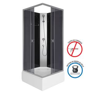 Душевая кабина Niagara Eco E90/26Q/TN/BK 90x90x195