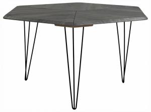 Стол журнальный Мебелик BeautyStyle 23 4630216192624 Орех Гикори Grey