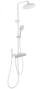 Душевая стойка Wonzon & Woghand WW-B3580-MW с термостатом, белый