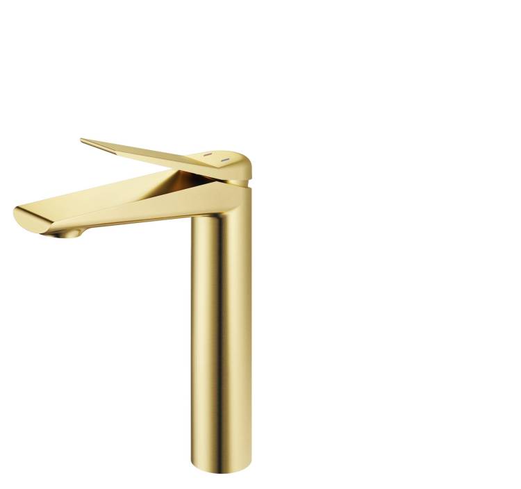 Смеситель для раковины ESKO Shanghai Gold SHA25Gold высокий, золотой