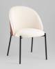 Стул Stool Group Adelinde DC1153-2 AT3228-22 + brown PU бежевый с коричневой экокожей фото 2