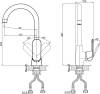 Смеситель для кухни D&K Gondolla DA1022401 фото 3