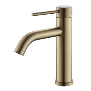 Смеситель для раковины Voda Vessel Gold VSL26MG золотой сатин