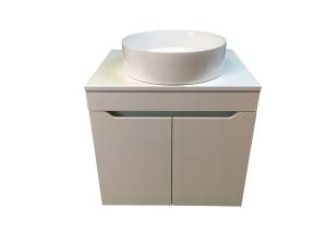 Тумба с раковиной Sintesi STL.W7019_00004151975 подвесная, белый глянцевый
