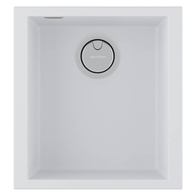 Мойка кухонная Paulmark Neo Classic 41 PM964144-WH Белый, 41x43.5
