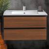 Мебель для ванной Armadi Art Capolda 85 dark wood фото 4