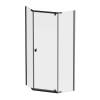 Душевой уголок Am.Pm Sunny W87G-405-9090-BT профиль черный, стекло прозрачное, 90x90
