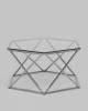 Стол журнальный Stool Group Круз ECT-187-GM сталь темный хром 93x80 фото 2