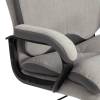 Кресло компьютерное Tetchair Duke metalBL 24988 серый, велюр фото 8