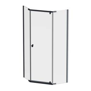 Душевой уголок Am.Pm Sunny W87G-405-9090-BT профиль черный, стекло прозрачное, 90x90