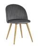 Набор из 4 стульев Stool Group Лион Страйпс DC-69030G HLR-21 X4 серый фото 2