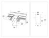 Коннектор Т-образный для встраиваемого шинопровода Ambrella light Track System GL1042 фото 3