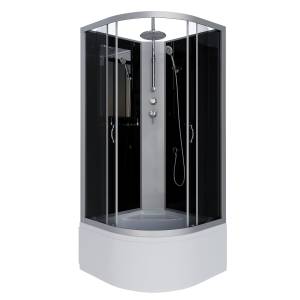 Душевая кабина Niagara Classic NG-2507-14BKT (800x800x2100-2400) с высоким поддоном (40см)