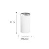 Стакан Fixsen Round White FX-451-3 белый фото 2