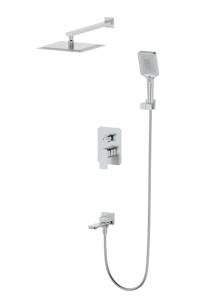 Душевой комплект Wonzon & Woghand WW-88939011-BN встраиваемый, никель