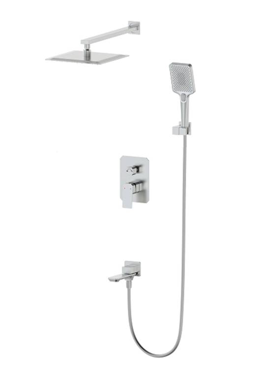 Душевой комплект Wonzon & Woghand WW-88939011-BN встраиваемый, никель