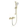 Смеситель для ванны Wonzon & Woghand WW-C2017-A-BG термостатический, с душевым гарнитуром, брашированное золото