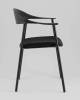 Стул Stool Group Eila PC018-C black с подушкой, черный фото 4
