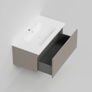 Тумба под раковину La Fenice Terra Cappuccino 80 бежевый матовый