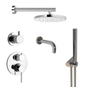 Душевой комплект Paini Cox 78CRSET36911SHBATH на 3 потребителя, хром