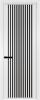 Межкомнатная дверь Profil Doors 3 AGP цвет профиля Вайт, стекло безопасное 6 мм монохром черный 700x2000